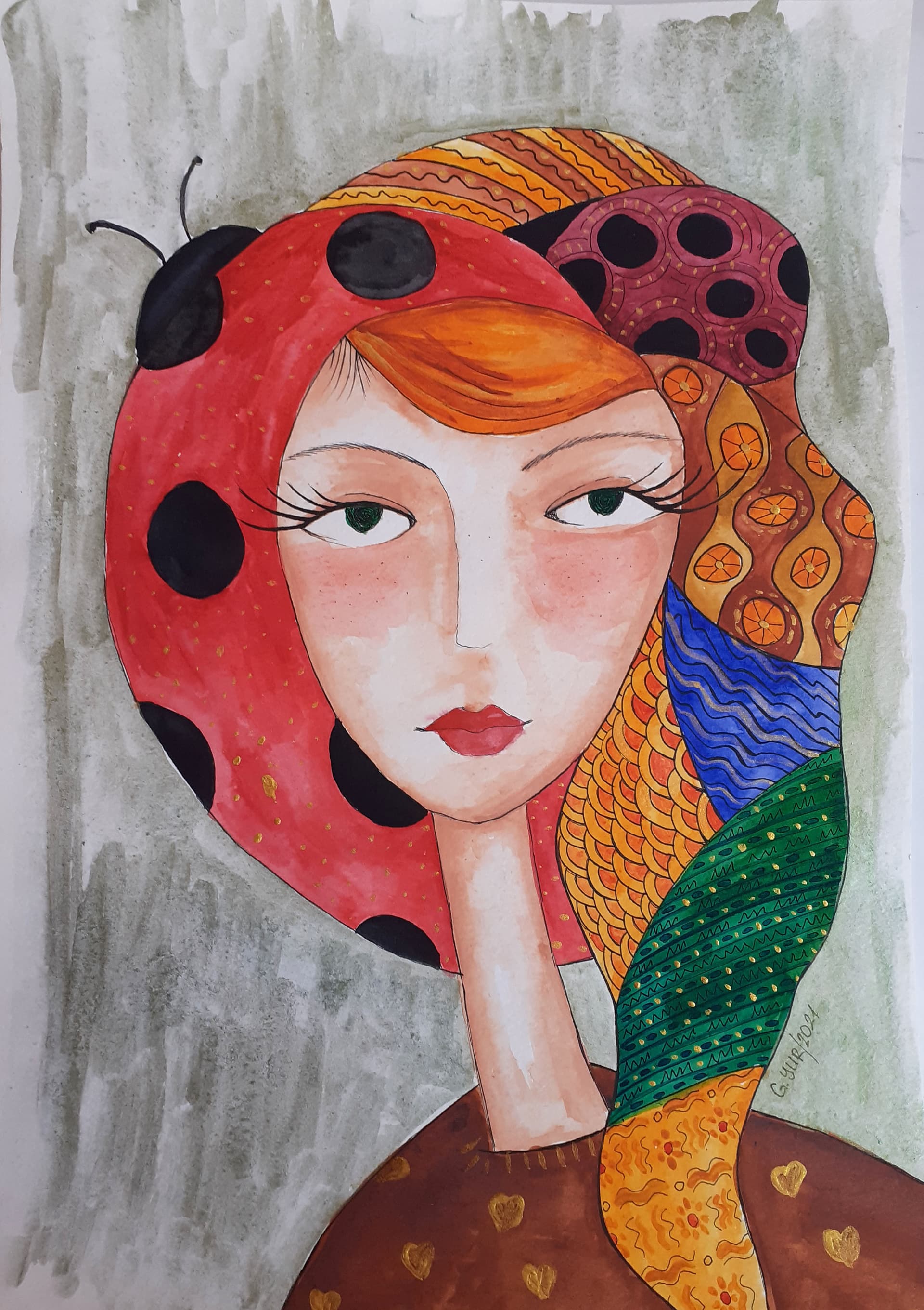 Uğur Böceği Kadın - Görsel 1