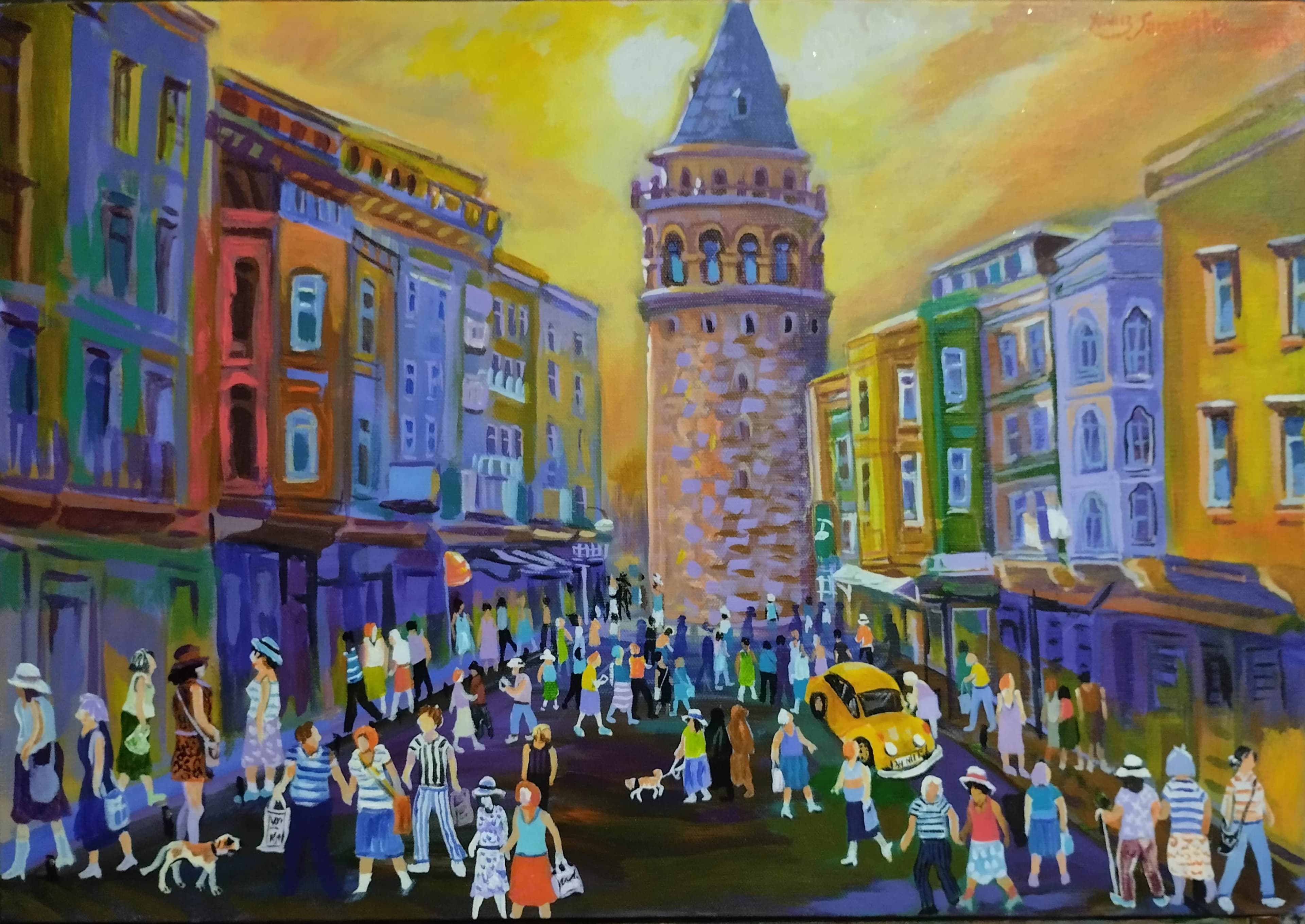 Galata da akşam 