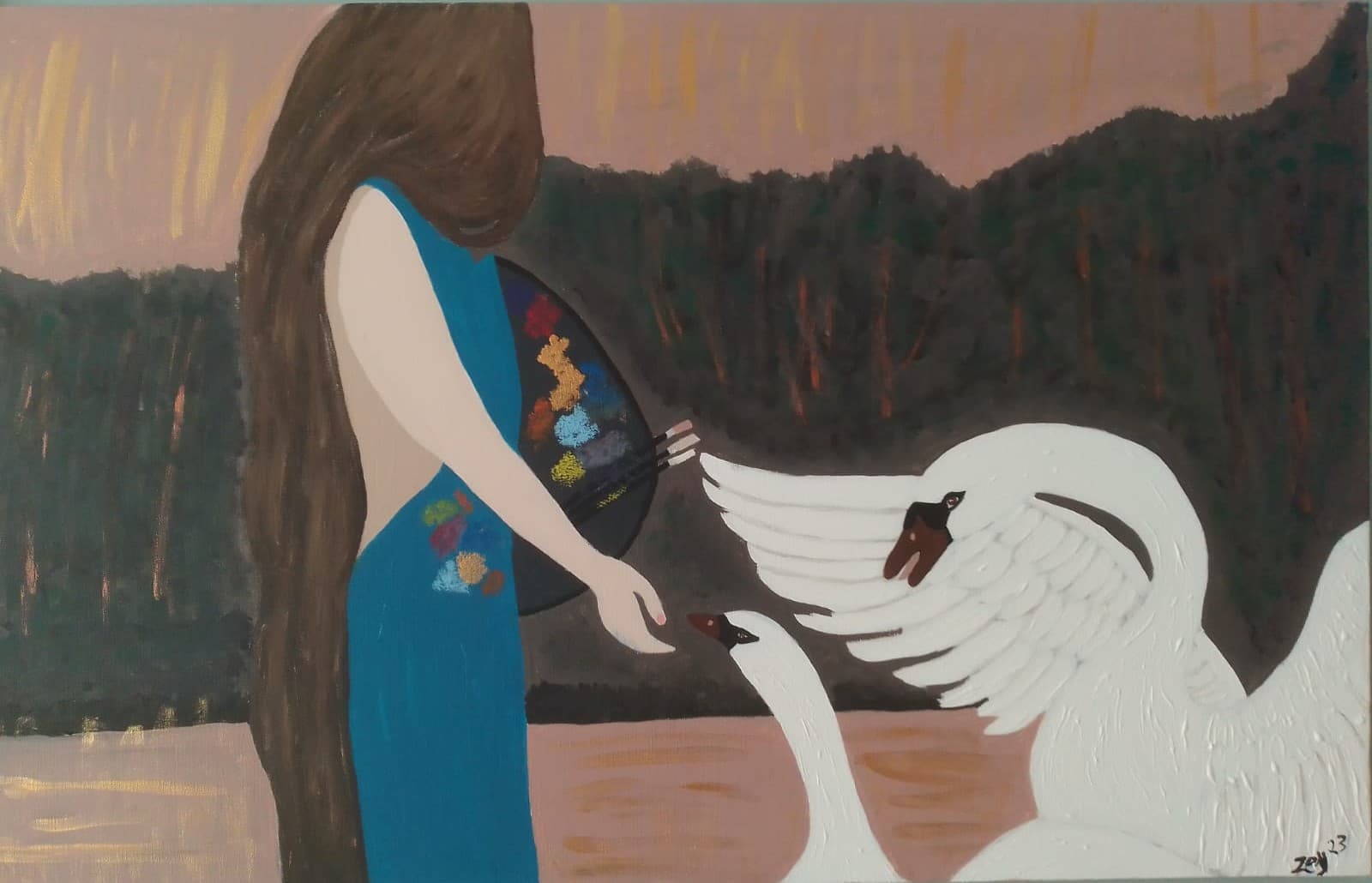 Swans...